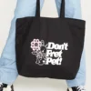 New Girl Order DON'T FRET PET LARGE TOTE BAG Tops