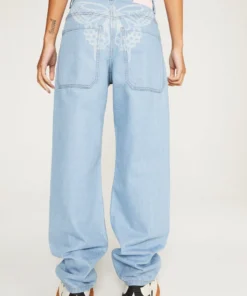 New Girl Order BUTTERFLY SKATER JEANS