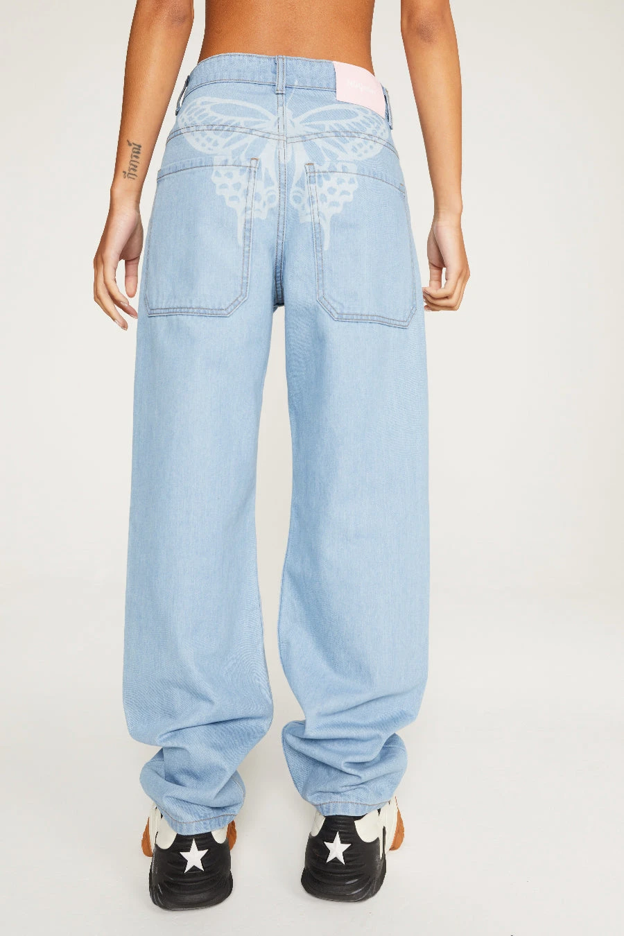 New Girl Order BUTTERFLY SKATER JEANS 1 New Girl Order BUTTERFLY SKATER JEANS