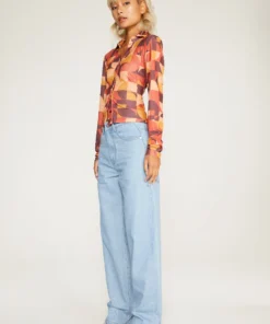 New Girl Order GEO MESH SHIRT Tops