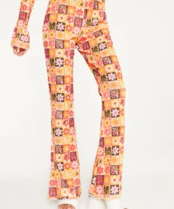 New Girl Order Tops FLOWER PRINT TROUSER