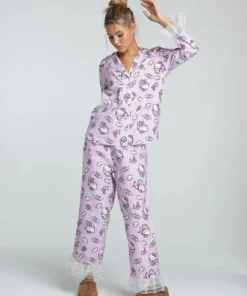 New Girl Order HELLO KITTY FRILL CUFFS SHIRT AND TROUSER SET