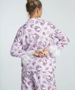 New Girl Order HELLO KITTY FRILL CUFFS SHIRT AND TROUSER SET