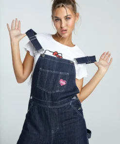 New Girl Order NEW IN DENIM DUNGAREES