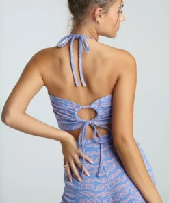 New Girl Order TATTOO JACQUARD HALTER NEW IN