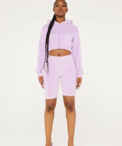 New Girl Order Tops DIAMANTE BUTTERFLY VELOUR HOODIE