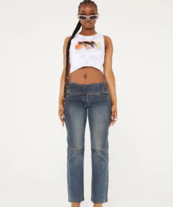 New Girl Order Tops WET N WILD TIE DYE TOP