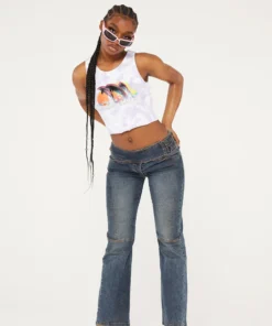 New Girl Order Tops WET N WILD TIE DYE TOP