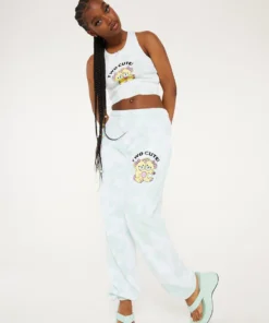 New Girl Order TWO CUTE BEARS TIE DYE JOGGERS