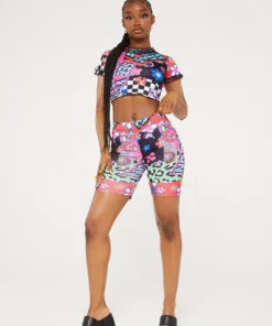 New Girl Order SEE YOU SOON LEGGING SHORT Tops