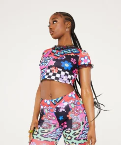 New Girl Order Tops SEE YOU SOON CROP TOP 9 New Girl Order Tops SEE YOU SOON CROP TOP