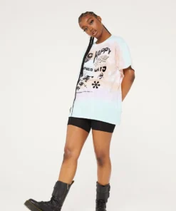 New Girl Order HAPPY DAYS TIE DYE TEE Tops