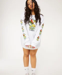 New Girl Order YOU TRIPPIN' LONG SLEEVE TEE CURVE Tops 9 New Girl Order YOU TRIPPIN' LONG SLEEVE TEE CURVE Tops