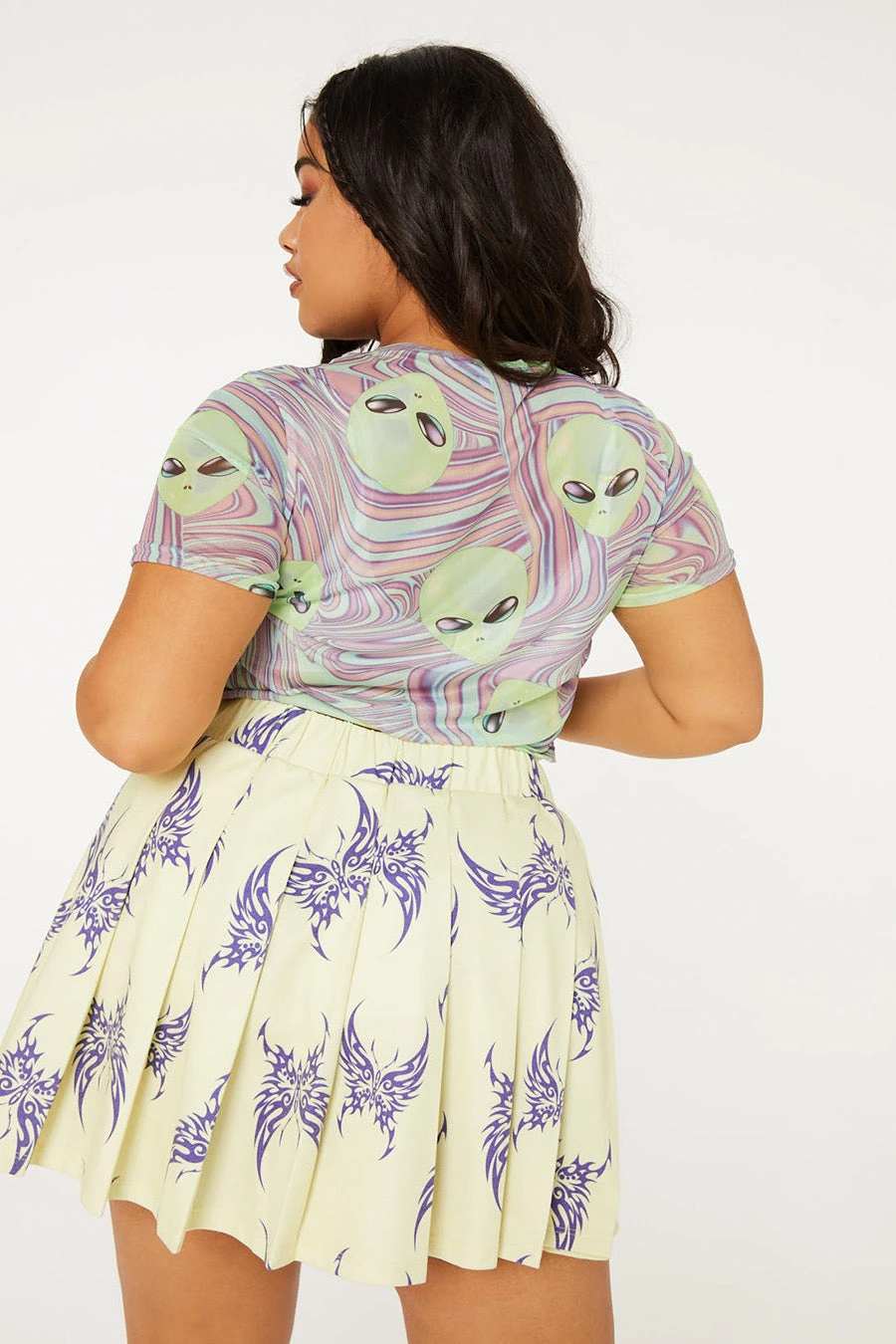 New Girl Order Tops OUT OF THIS WORLD ALIEN TOP CURVE 3 New Girl Order Tops OUT OF THIS WORLD ALIEN TOP CURVE