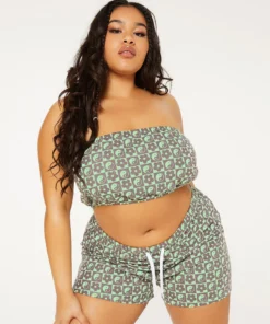 New Girl Order MONOGRAM BANDEAU CURVE