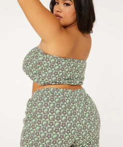 New Girl Order MONOGRAM BANDEAU CURVE