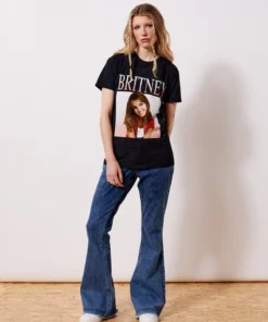 New Girl Order BRITNEY ACID WASH T SHIRT