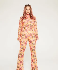 New Girl Order FLOWER PRINT LONG SLEEVE TOP CURVE Tops 9 New Girl Order FLOWER PRINT LONG SLEEVE TOP CURVE Tops