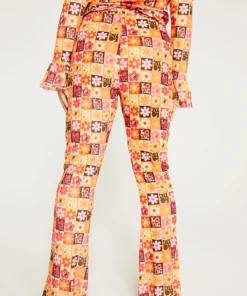 New Girl Order FLOWER PRINT TROUSER CURVE Tops 6 New Girl Order FLOWER PRINT TROUSER CURVE Tops