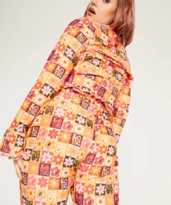 New Girl Order FLOWER PRINT LONG SLEEVE TOP CURVE Tops 8 New Girl Order FLOWER PRINT LONG SLEEVE TOP CURVE Tops