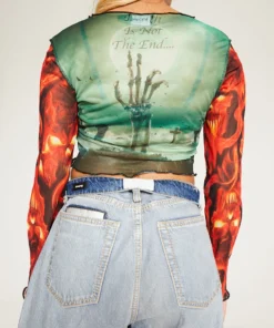 New Girl Order TEDDY MESH TOP