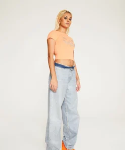 New Girl Order Tops HOTFIX PUMPKIN BABY TEE 6 New Girl Order Tops HOTFIX PUMPKIN BABY TEE