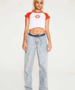 New Girl Order Tops YOURE SICK RAGLAN TEE