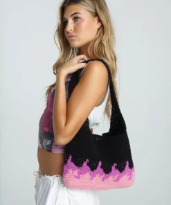 New Girl Order FLAME CROCHET BAG