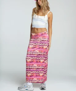 New Girl Order TROPICAL SUNSET SKIRT NEW IN
