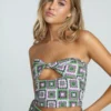 New Girl Order MULTI DOT CROP TOP NEW IN