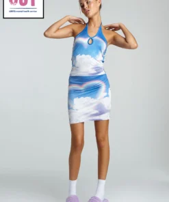 New Girl Order RAINBOW MINI SKIRT NEW IN