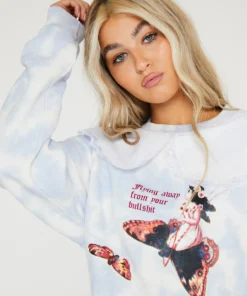 New Girl Order Tops FLYING AWAY FROM YOUR BULLSHIT SWEAT