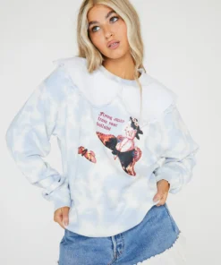 New Girl Order Tops FLYING AWAY FROM YOUR BULLSHIT SWEAT