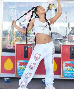 New Girl Order Halloween Sale 23 New Girl Order HELLO KITTY ANGEL TIE DYE JOGGER