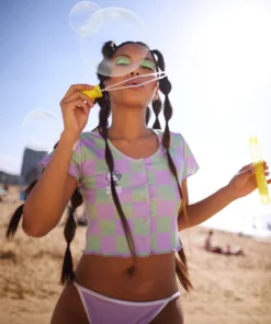 New Girl Order Halloween Sale 45 New Girl Order HELLO KITTY CHECK CARDIGAN T-shirts