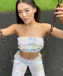 New Girl Order HELLO KITTY PATCHWORK BANDAEU Tops