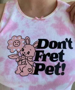 New Girl Order DON'T FRET PET CAMI TIE DYE TOP 9 New Girl Order DON'T FRET PET CAMI TIE DYE TOP