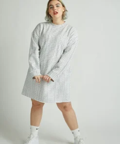 New Girl Order Tops Manifesto Repeat Sweatshirt Dress Curve 7 New Girl Order Tops Manifesto Repeat Sweatshirt Dress Curve