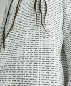 New Girl Order MANIFESTO REPEAT SWEATSHIRT DRESS