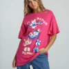 New Girl Order BEACH BUNNY PINK SHIRT NEW IN