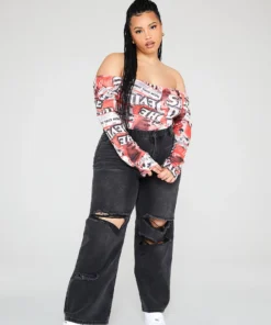 New Girl Order Tops She Devil Bodysuit Curve