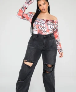 New Girl Order Tops She Devil Bodysuit Curve