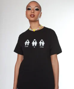 New Girl Order LOVE IS LOVE HUMAN TSHIRT Tops