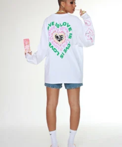 New Girl Order LOVE IS LOVE HEART T-SHIRT