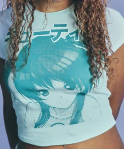 New Girl Order ANIME GIRL BABY TEE NEW IN