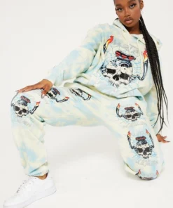 New Girl Order METAL FROM HEAVEN TIE DYE HOODIE Tops