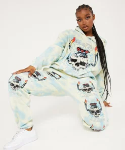 New Girl Order Tops METAL FROM HEAVEN TIE DYE JOGGER