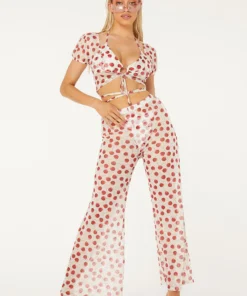 New Girl Order CHERRY MESH FLARE