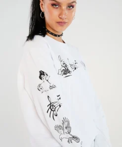 New Girl Order Classic Cartoon Sweat Tops