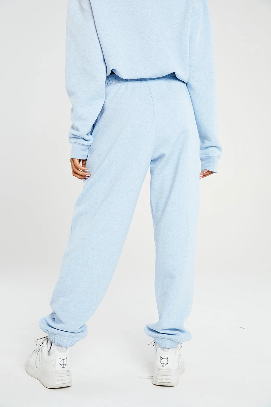 New Girl Order Kanji Blue Crop Sweat Tops 3 New Girl Order Kanji Blue Crop Sweat Tops